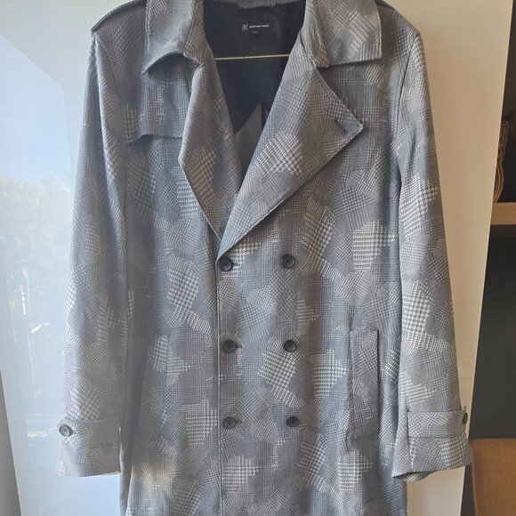 INC International Concepts Other - Inc International Concepts Men's Classic-Fit Plaid Trench Coat